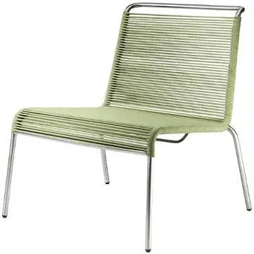 FDB Møbler M20L Teglgård lounge snorestol - Grøn